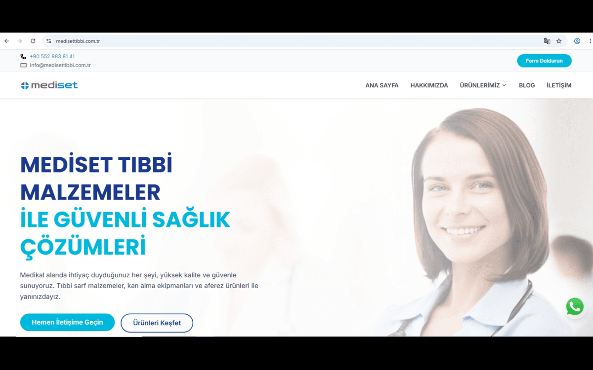 Mediset — Mediset Tıbbi Cihazlar projesinden görsel